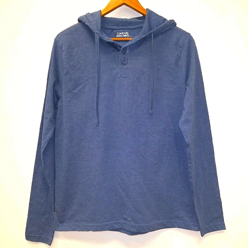 Untimely Stitched, men's  blue hoodie, small
